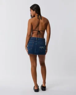 Archive Denim Mini Skirt