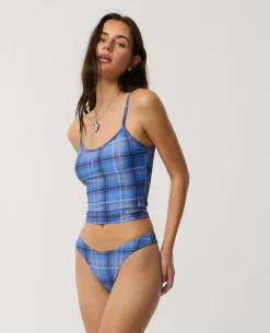 Archive Plaid Skimpy Coverage Bikini Bottom