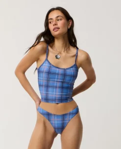 Archive Plaid Skimpy Coverage Bikini Bottom
