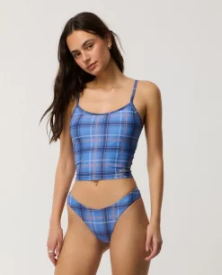 Archive Plaid Tankini