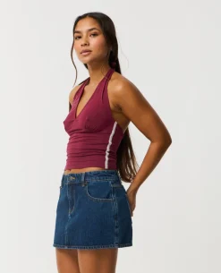 Archive Script Jersey Halter