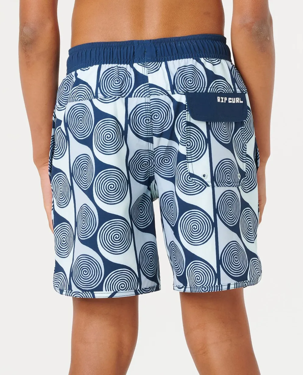 Artist of the Search Primary Volley Boardshort - Kids