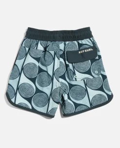 Artist of the Search Primary Volley Boardshort - Kids