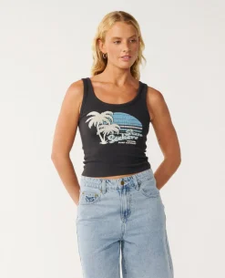 Beach Days Fitted Tank