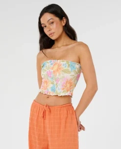 Catalina Island Shirred Top