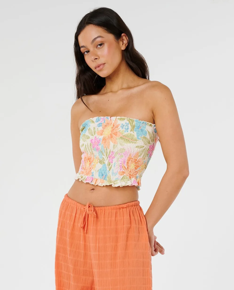 Catalina Island Shirred Top