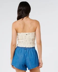 Catalina Island Shirred Top
