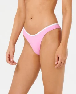 Classic Surf High Cut Skimpy Coverage Bikini Bottom