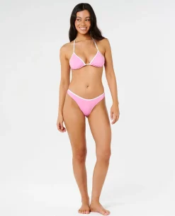 Classic Surf High Cut Skimpy Coverage Bikini Bottom