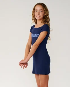 Costa Del Sol Rib Dress - Kids