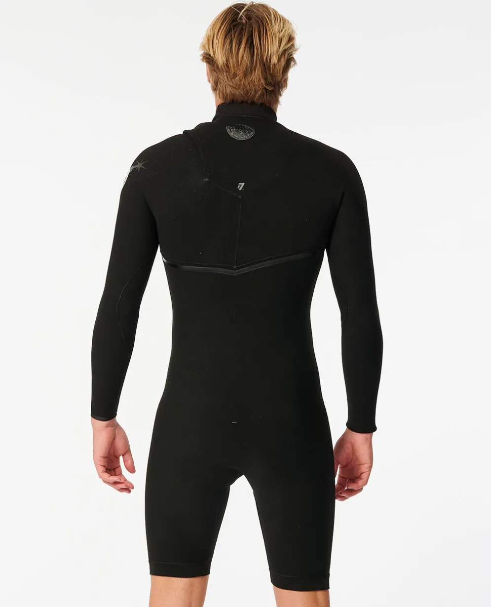 E-Bomb 2mm Zip Free Long Sleeve Short Leg Springsuit