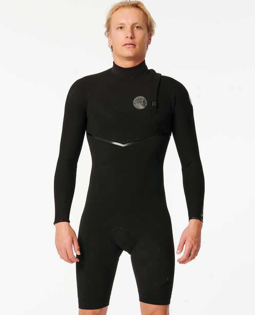E-Bomb 2mm Zip Free Long Sleeve Short Leg Springsuit