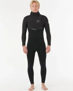 E-Bomb 4/3 Zip Free With Hood Fullsuit Wetsuit