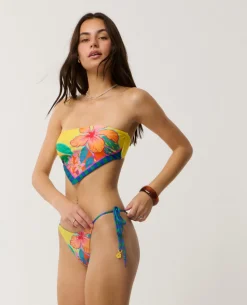 Farm Rio Bliss Revo Tie Side Skimpy Coverage Bikini Bottom