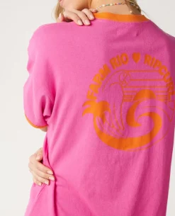Farm Rio Tropical Desire Oversized Tee