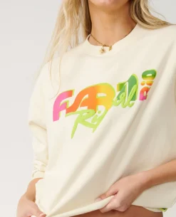 Farm Rio Tropical Groove Oversize Crew