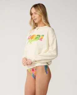 Farm Rio Tropical Groove Oversize Crew