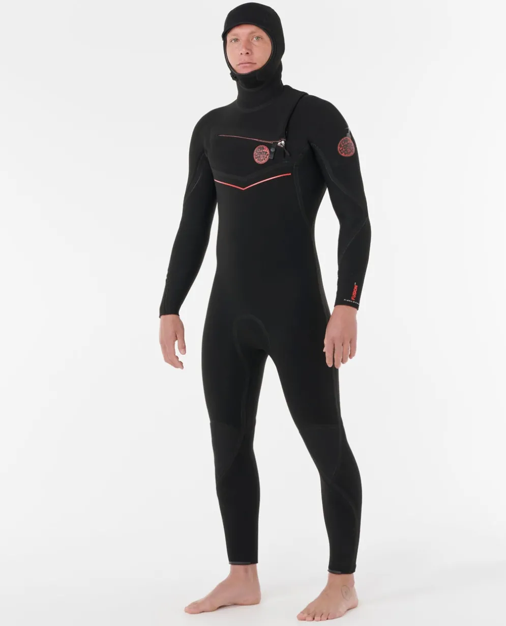 F-Bomb Fusion 4/3 Chest Zip With Hood Fullsuit Wetsuit
