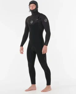 Flashbomb 6/4 Chest Zip With Hood Fullsuit Wetsuit
