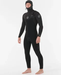 Flashbomb 5/4 Chest Zip With Hood Fullsuit Wetsuit