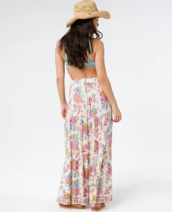 Half Moon Bay Button Thru Maxi Skirt