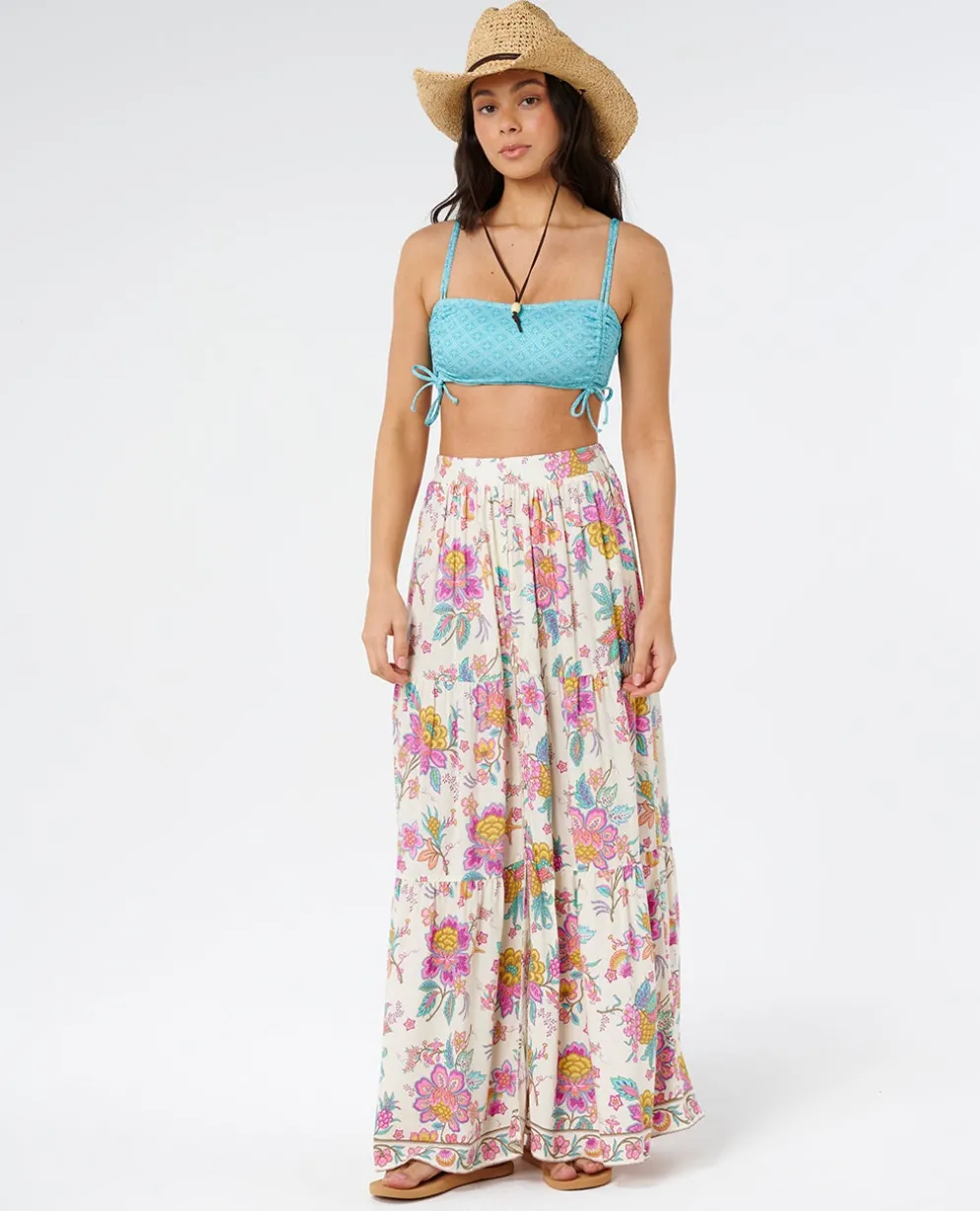 Half Moon Bay Button Thru Maxi Skirt