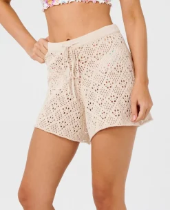 Half Moon Bay Crochet Shorts