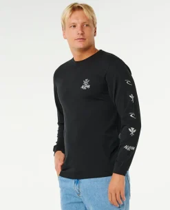 Hawaii Tapa Hex Long Sleeve Tee