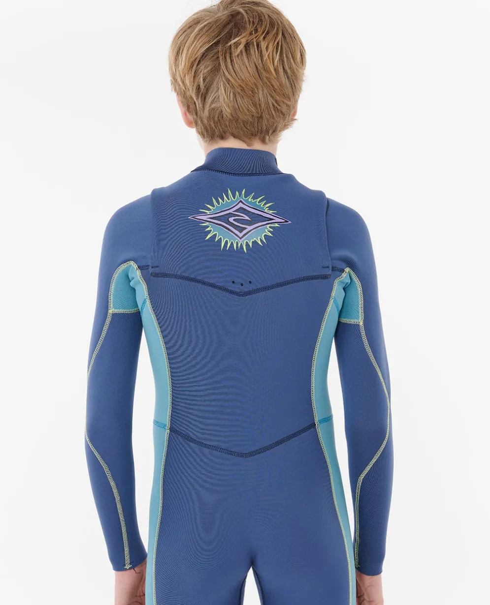 Kids Dawn Patrol 4/3 Chest Zip Steamer