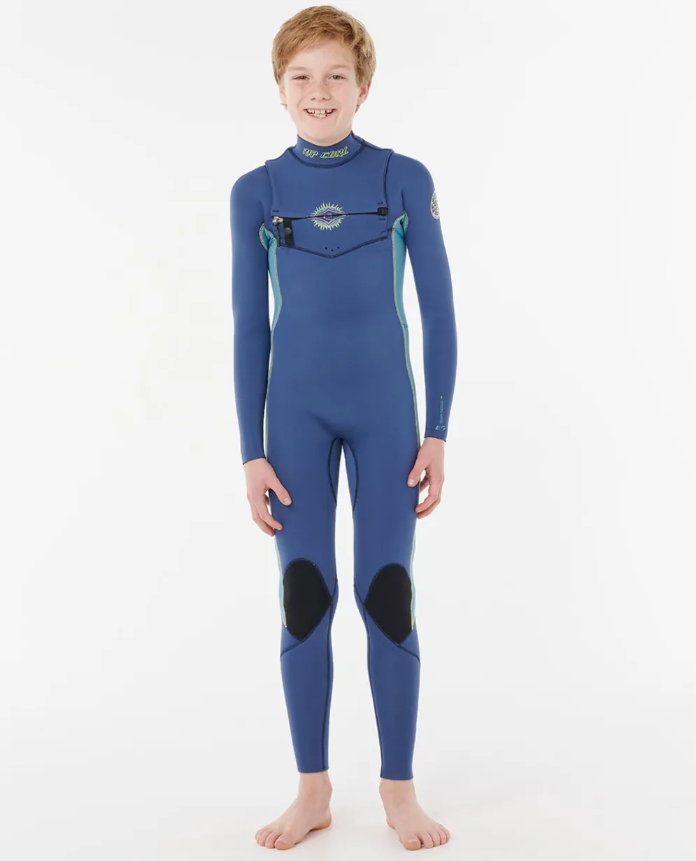Kids Dawn Patrol 4/3 Chest Zip Steamer