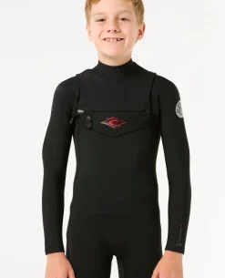 Kids Dawn Patrol 3/2 Chest Zip Steamer