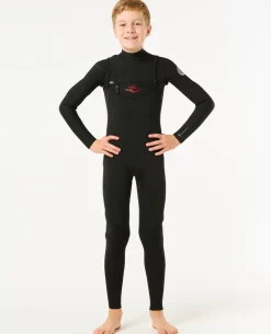 Kids Dawn Patrol 3/2 Chest Zip Steamer