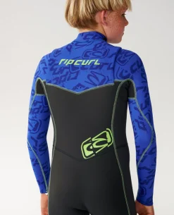 Kids Dawn Patrol 4/3 Chest Zip Steamer