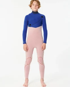 Kids Flashbomb 4/3 Chest Zip Wetsuit