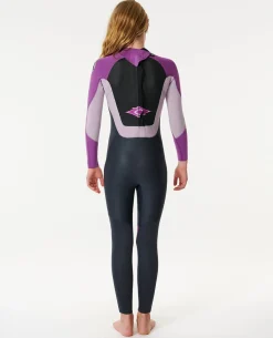 Kids Omega 4/3 Back Zip Wetsuit Steamer