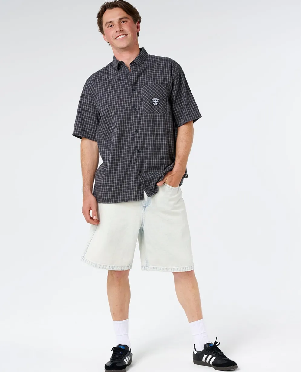 Liquid Trips Check Short Sleeve Shirt