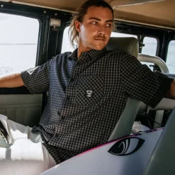 Liquid Trips Check Short Sleeve Shirt