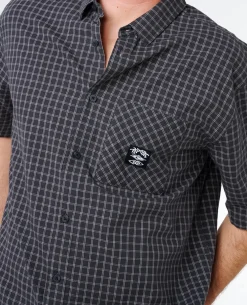 Liquid Trips Check Short Sleeve Shirt