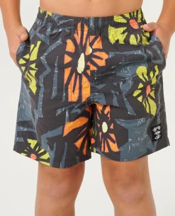 Liquid Trips Volley Boardshort - Kids