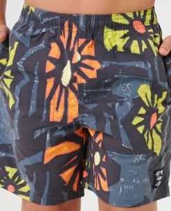 Liquid Trips Volley Boardshort - Kids