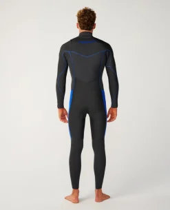 Mens Dawn Patrol 4/3 Chest Zip Steamer Wetsuit