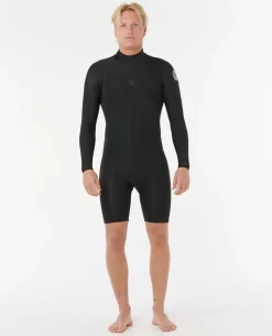 Mens Dawn Patrol Long Sleeve Back Zip Springsuit