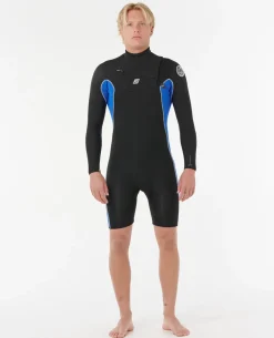 Mens Dawn Patrol 2/2 Long Sleeve Chest Zip Springsuit
