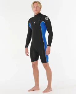 Mens Dawn Patrol 2/2 Long Sleeve Chest Zip Springsuit