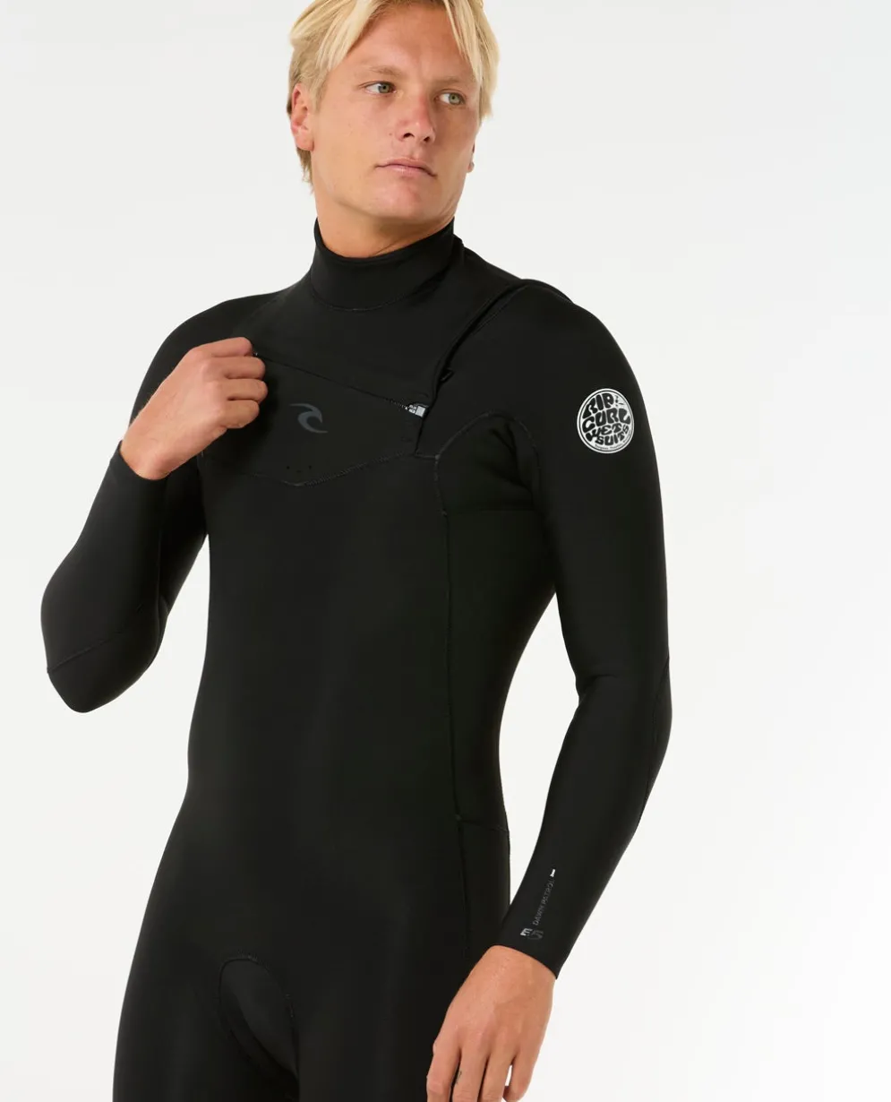 Mens Dawn Patrol 2/2 Long Sleeve Chest Zip Springsuit