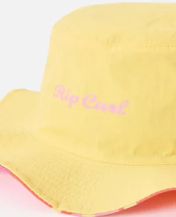 Mixed Reversible UPF50 Bucket Hat- Girls