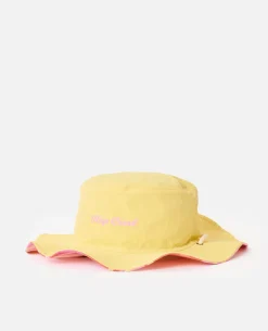 Mixed Reversible UPF50 Bucket Hat- Girls