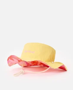 Mixed Reversible UPF50 Bucket Hat- Girls