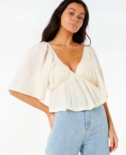 Neon Isles Short Sleeve Summer Top