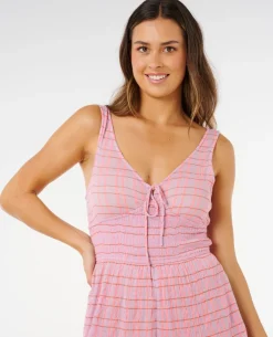 Paradise Check Romper